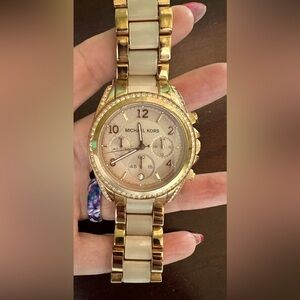 Michael Kors rose gold ladies watch